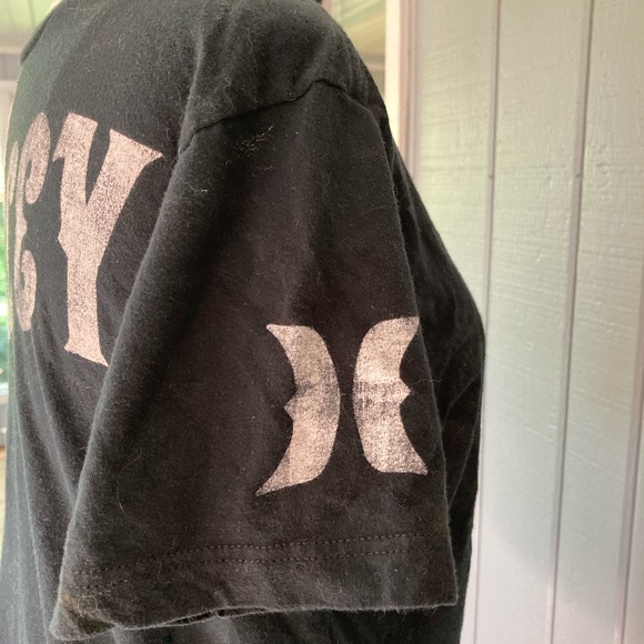 Hurley Black Short Sleeve Tee Shirt - Picture 4 of 10